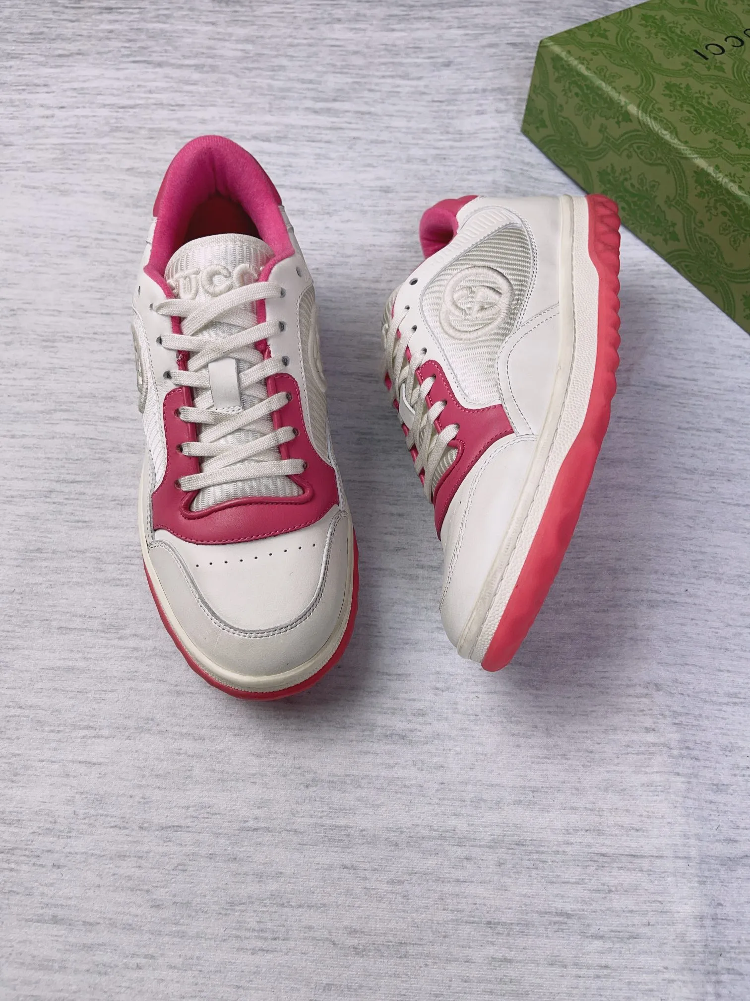 👟👟Ex-factory price 600👟👟 👑The top version of Gucci's latest popular MAC80 sneakers on the market, women's 35-40, men's 39-45 👏👏👏Welcome all bosses to compare and provide guidance...